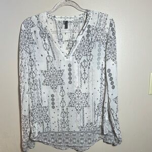 Maurices Semi Sheer‎ Boho Career Top | Medium